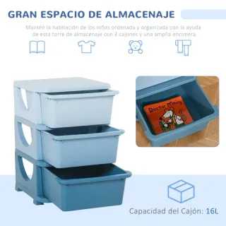 Torre de Almacenamiento Infantil