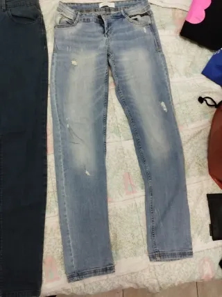 Pantalones vaqueros azules