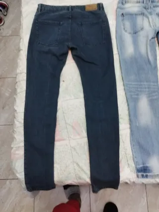 Pantalones vaqueros azules