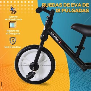 Bicicleta infantil negra