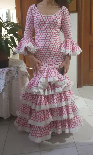 Vestido Flamenca Niña 12-13 Años
