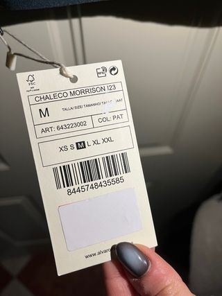 Chaleco Alvaro Moreno Nuevo talla M