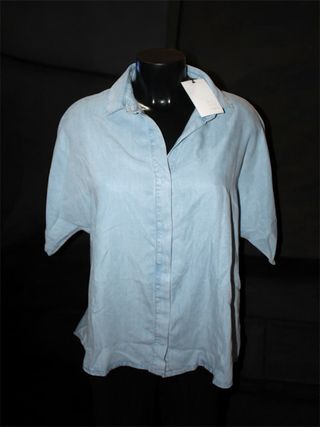 Camicia Premaman MIT MAT MAMA Celeste Lyocell