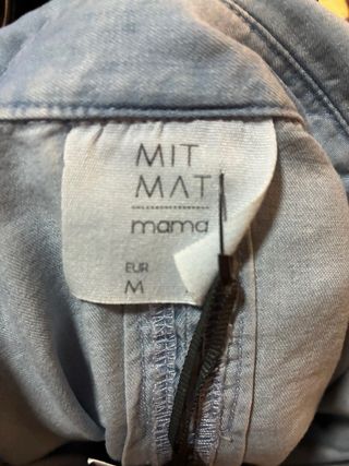 Camicia Premaman MIT MAT MAMA Celeste Lyocell