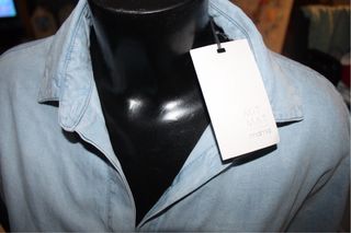 Camicia Premaman MIT MAT MAMA Celeste Lyocell