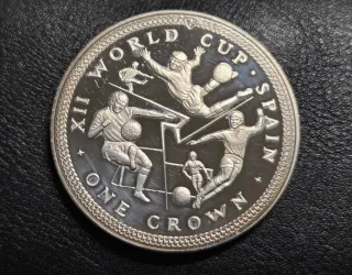 Moneda Plata 925 Mundial España 1982