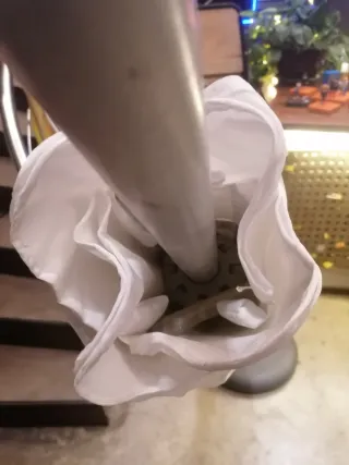 Sombrilla de terraza 3 metros con base de hormigón