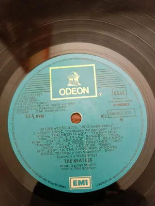 LP 1982 🇪🇸 The Beatles 20 Greatest Hits