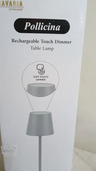 Lampada da tavolo ricaricabile Bavaria