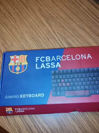 Teclado Gaming FC Barcelona Azul/Rojo