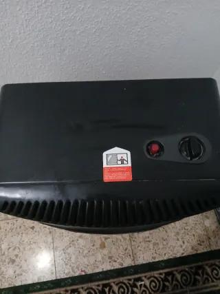 Calentador bombona gas DAIVA negro