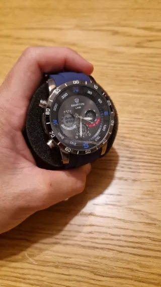 Reloj Martyn Line Azul y Plateado