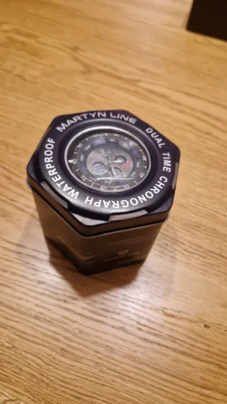 Reloj Martyn Line Azul y Plateado