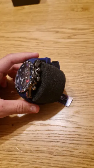 Reloj Martyn Line Azul y Plateado