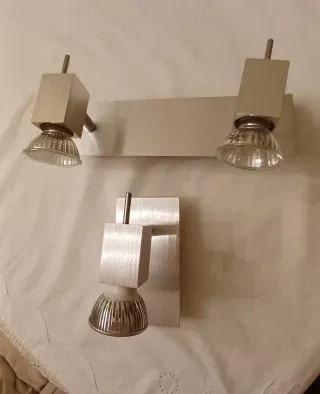 Dos Apliques/Focos Techo y Pared(luz led).