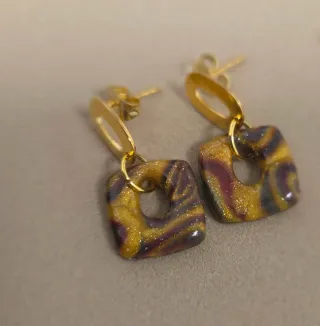 Pack Pendientes arcilla polimérica hechos a mano