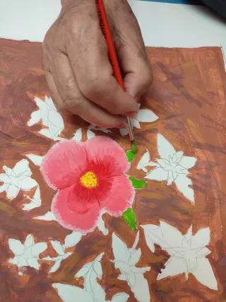 Clases de pintura acrílica a domicilio