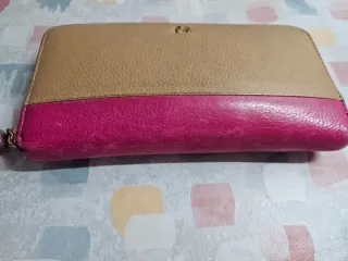 Cartera Purificacion Garcia Beige y Rosa