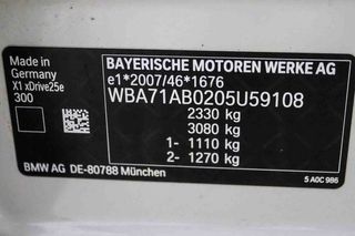 BMW X1 xDrive25e **Techo panorámico**