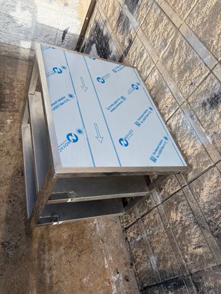 Mesa de trabajo inox 90x73