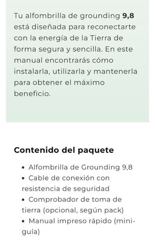 Alfombrilla GROUNDING