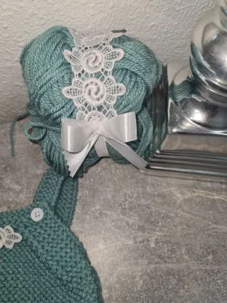 Set Ricamato Blu per Reborn