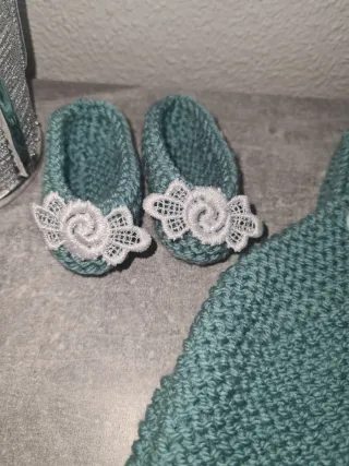 Set Ricamato Blu per Reborn