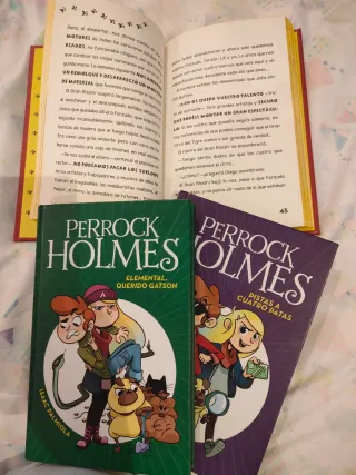 Colección Perrock Holmes completa (16 libros)