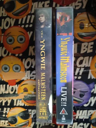 2 VHS Yngwie Malmsteen