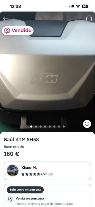 Baul SHAD 59 ktm