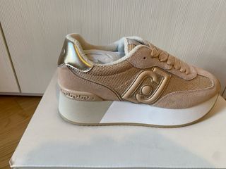 Sneakers Liu Jo donna rosa e oro