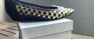 Ballerine nere e oro Tg 36