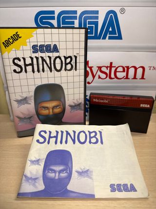 Shinobi - SEGA Master System Caja Manual