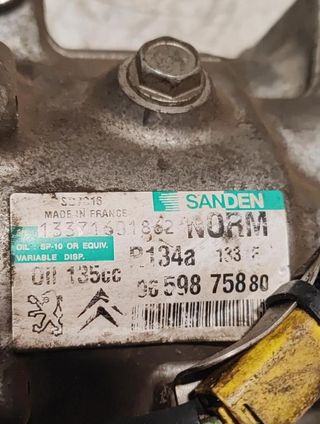 Compresor aire peugeot 9659875880 207 1.4 113351