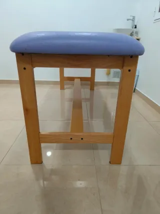 Camilla de madera profesional