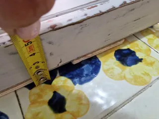 Portachiavi e portalettere shabby