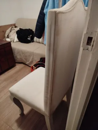 Sillas de comedor blancas