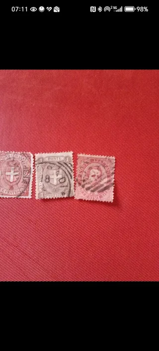 Francobolli Regno d'Italia fine '800