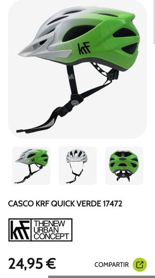 Casco KRF Quick Verde 17472