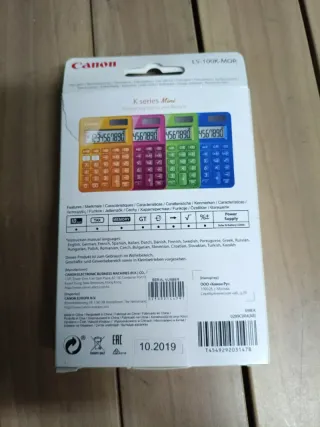 Calculadora sobremesa Canon LS-100K Naranja