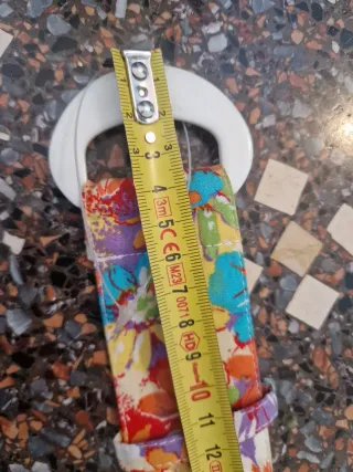 Cintura vintage floreale multicolor