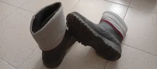 Botas de nieve negras y grises Unisex