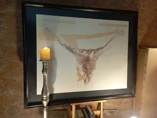 OBRA DE ARTE/Cristo en perspectiva (1950) de DALÍ