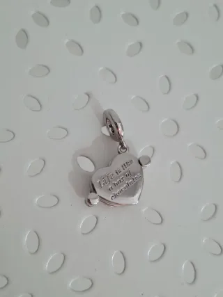 Colgante Corazón Multicolor Plata