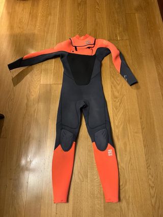 Neopreno surf/buceo naranja y negro