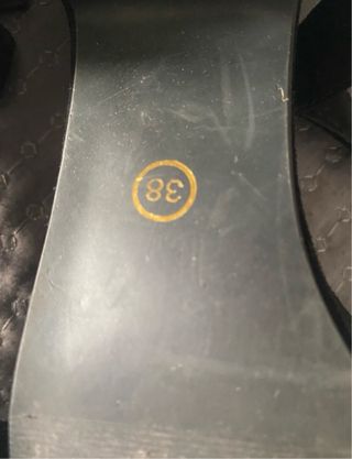 Sandalias Plataforma Unit Talla 38 Negras