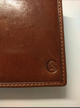 Portafoglio uomo in pelle marrone