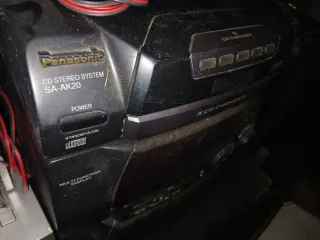 Minicadena Panasonic 5 CD Doble Pletina.