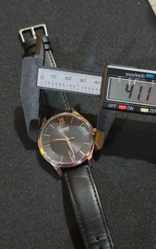 Reloj Hugo Boss Negro y Plateado