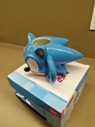 Tazza Sonic Ceramica Blu Giallo